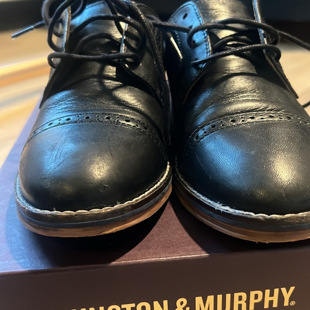 Johnston & Murphy little boy 2.5 leather shoes - Picture 4 of 7